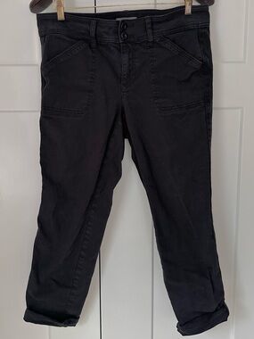 torrid Black Stretch Capri Pants 12